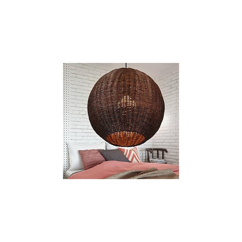 Moderne zeitgenössische Laterne Country Globe Metall Pendelleuchte
