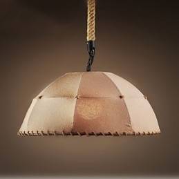 Vertraglich Nordic Vintage Bettwäsche Hanf Seil Amerikanischen Land Droplight Lampe