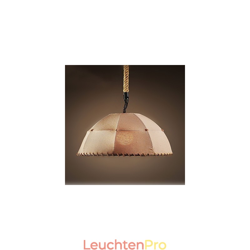 Vertraglich Nordic Vintage Bettwäsche Hanf Seil Amerikanischen Land Droplight Lampe