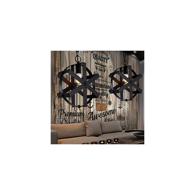 Vintage-Stil Industrielle Runde Pendelleuchte Loft Home Furnishing dekorative Kronleuchter