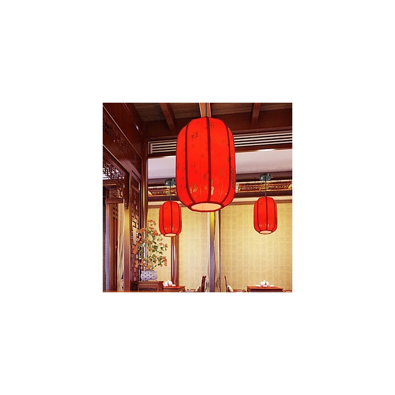 Archaize Schaffell Rote Laternen Veranda Droplight Lampe Licht