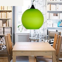 Einfache Mode Farbe Glas Kronleuchter Licht