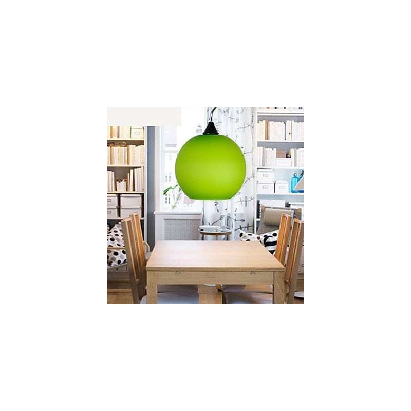 Einfache Mode Farbe Glas Kronleuchter Licht