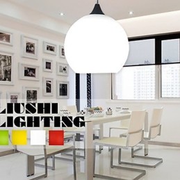Einfache Mode Farbe Glas Kronleuchter Licht