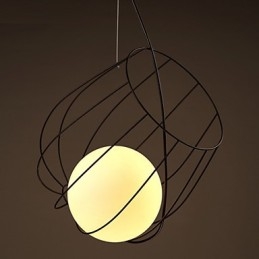 Retro Designer Metall Pendelleuchte