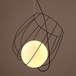 Retro Designer Metall Pendelleuchte