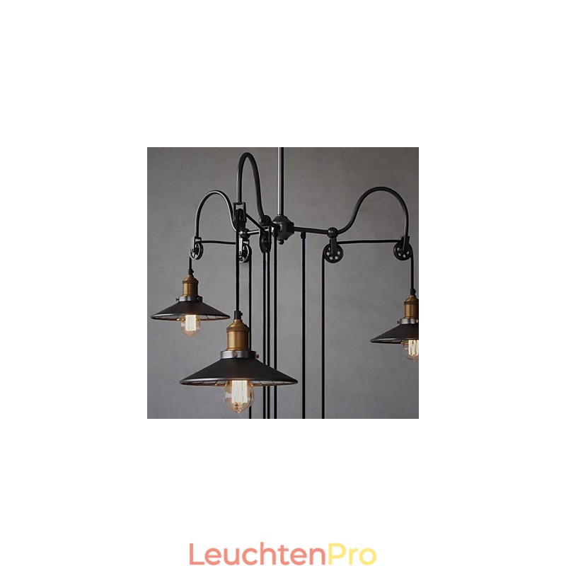 Kronleuchter aus Metall im Mini-Stil im Vintage-Landhausstil