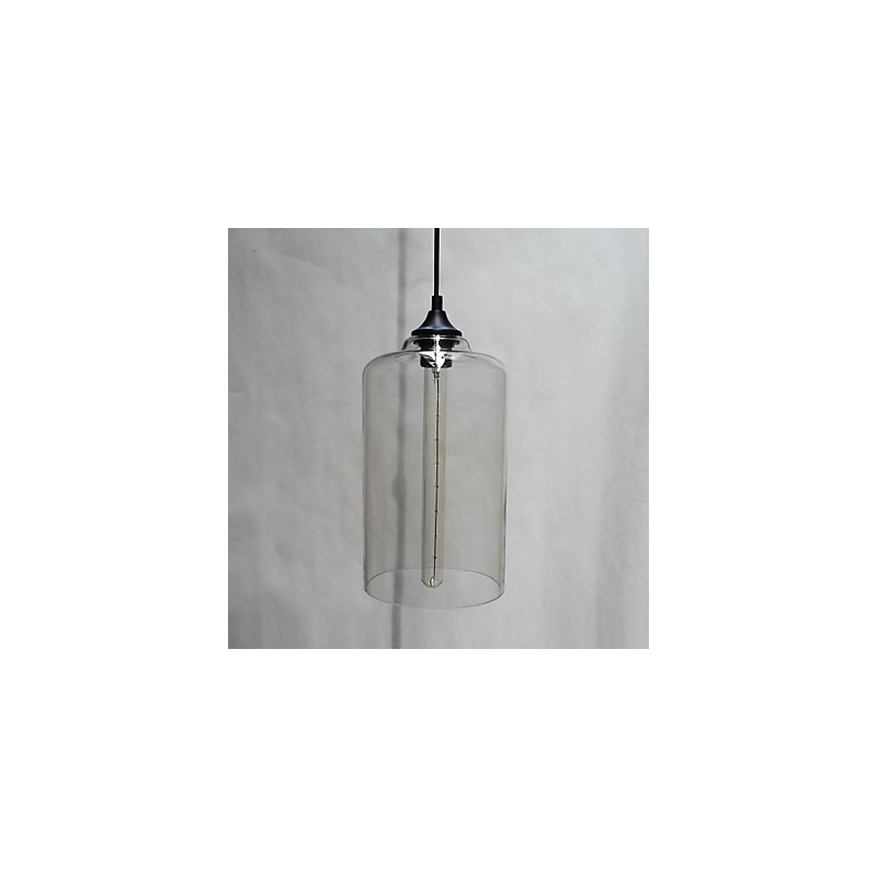 Flaschendesign-Anhänger 1 Licht Prägnante Eisenmalerei