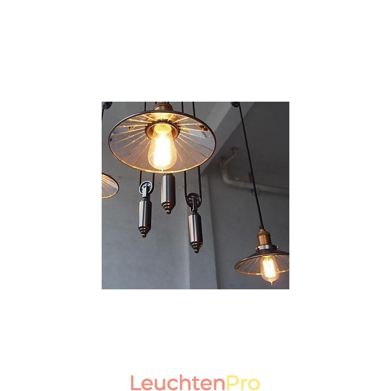 Kronleuchter aus Metall im Mini-Stil im Vintage-Landhausstil