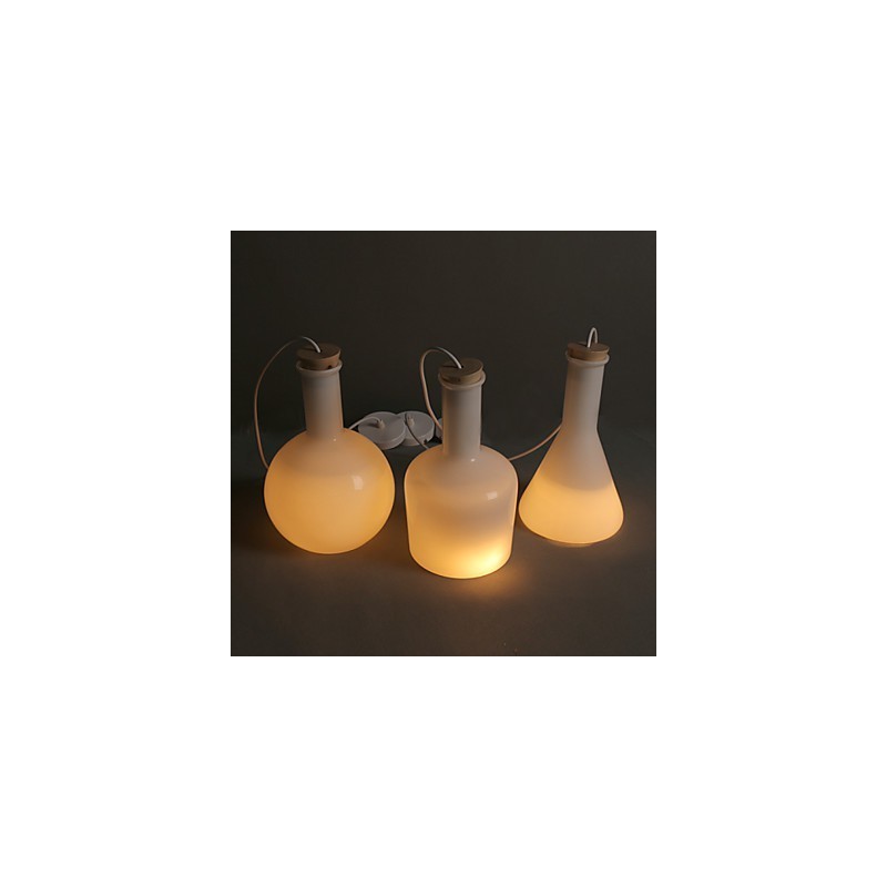 Zeitgenössische und vertraglich kreative magische weiße Glasflasche Linie Droplight