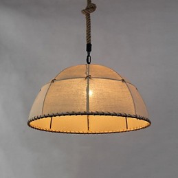 35CM Loft Industriellen Wind Geradlinig Leinen Amerikanischen Land Kreative Kunst Droplight Lampe