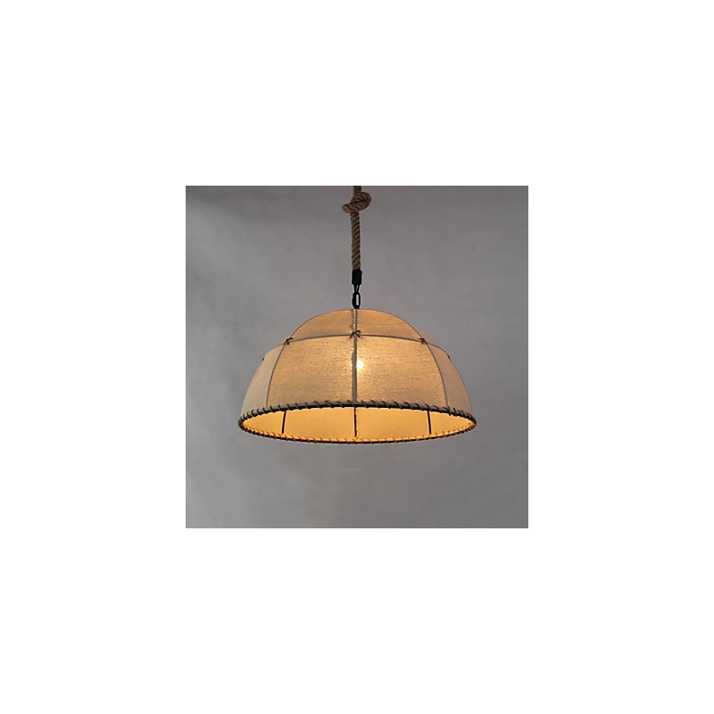 35CM Loft Industriellen Wind Geradlinig Leinen Amerikanischen Land Kreative Kunst Droplight Lampe