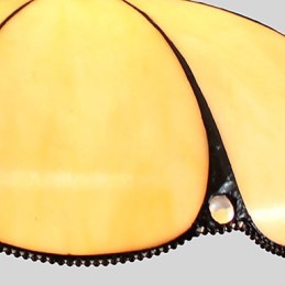Europäischer ländlicher kreativer Kunst-Buntglas-Kronleuchter, der alte Wege wiederherstellt, Lampenlicht