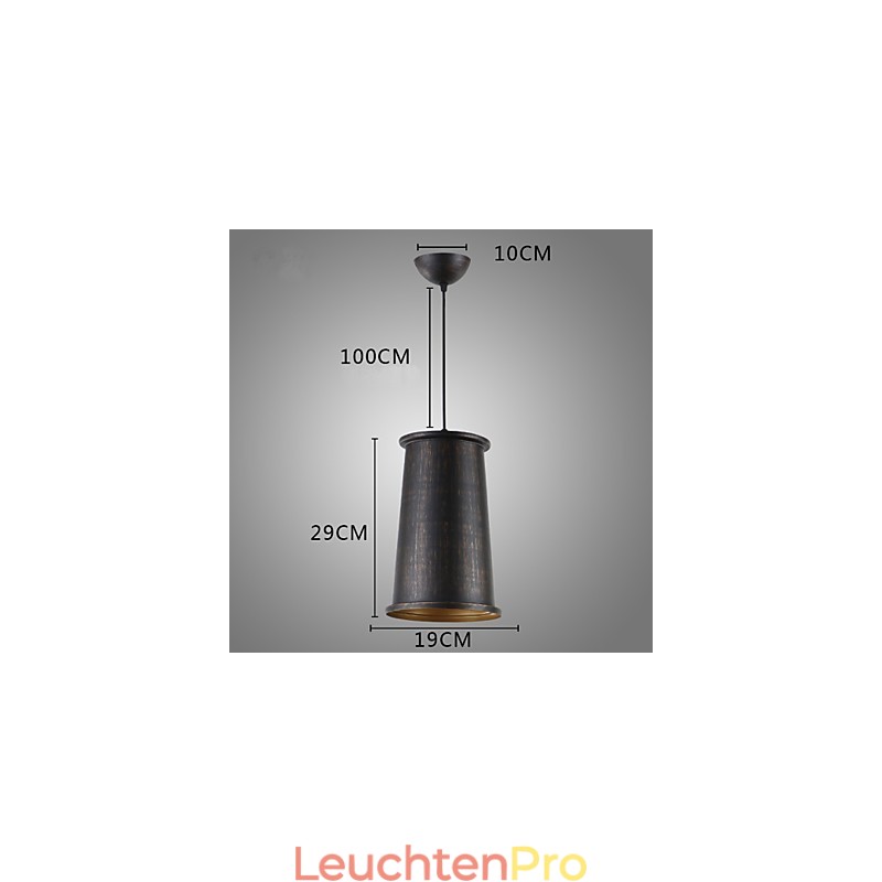 Retro Designer Metall Pendelleuchte