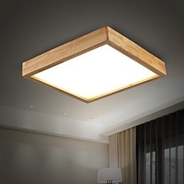 Moderne zeitgenössische Country Mini-Stil andere Holz Bambus Pendelleuchte