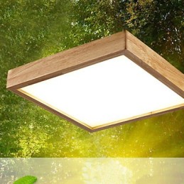 Moderne zeitgenössische Country Mini-Stil andere Holz Bambus Pendelleuchte