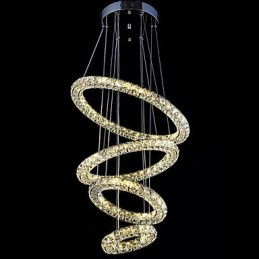 Kristall Ring Anhänger Licht Moderne Decke Kronleuchter Beleuchtung Lampe Leuchten mit