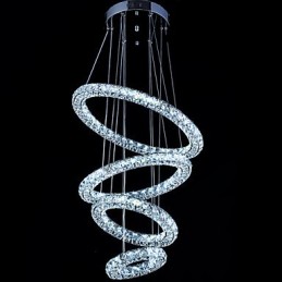 Kristall Ring Anhänger Licht Moderne Decke Kronleuchter Beleuchtung Lampe Leuchten mit