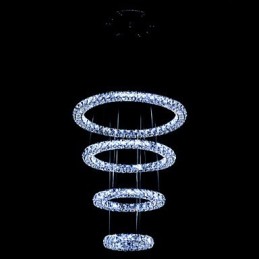 Kristall Ring Anhänger Licht Moderne Decke Kronleuchter Beleuchtung Lampe Leuchten mit