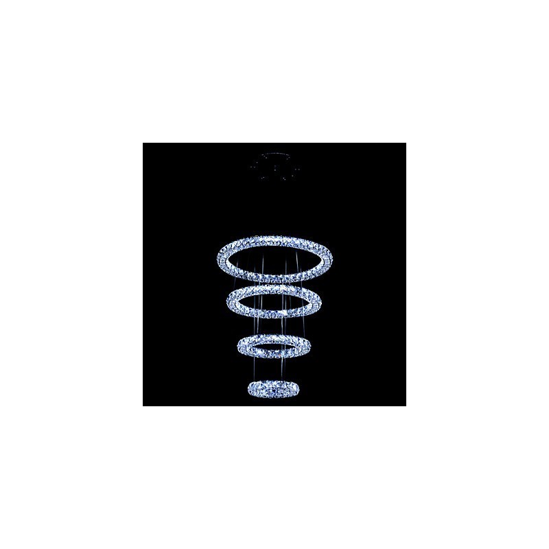 Kristall Ring Anhänger Licht Moderne Decke Kronleuchter Beleuchtung Lampe Leuchten mit