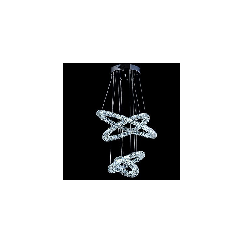Kristall Ring Anhänger Licht Moderne Decke Kronleuchter Beleuchtung Lampe Leuchten mit