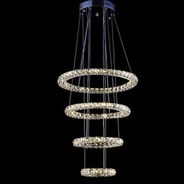 Kristall Ring Anhänger Licht Moderne Decke Kronleuchter Beleuchtung Lampe Leuchten mit