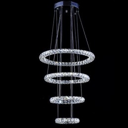 Kristall Ring Anhänger Licht Moderne Decke Kronleuchter Beleuchtung Lampe Leuchten mit