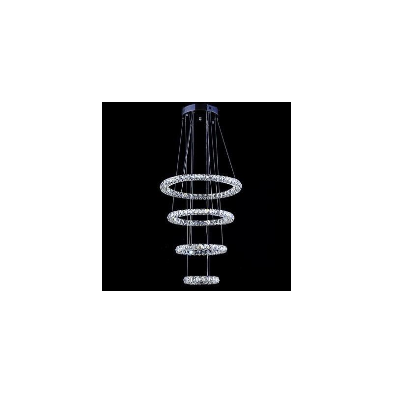 Kristall Ring Anhänger Licht Moderne Decke Kronleuchter Beleuchtung Lampe Leuchten mit