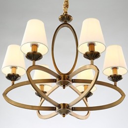 Rustikaler Kronleuchter im Vintage-Mini-Stil aus galvanisiertem Metall der Lodge
