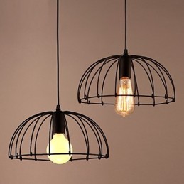 Retro Designer Metall Pendelleuchte