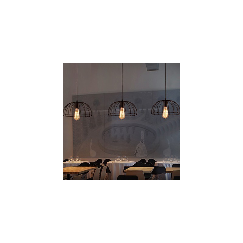 Retro Designer Metall Pendelleuchte