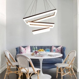 Wi-Fi Smart Dimmable 3 Tiers Moderne zeitgenössische Stil Home Pendelleuchte