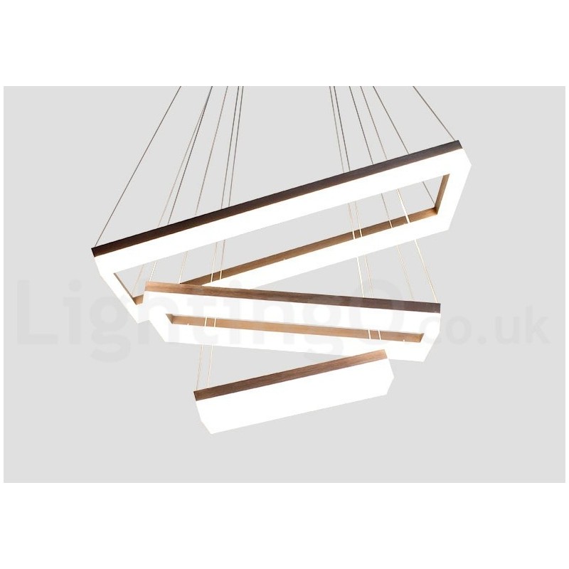 Wi-Fi Smart Dimmable 3 Tiers Moderne zeitgenössische Stil Home Pendelleuchte