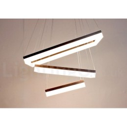 Wi-Fi Smart Dimmable 3 Tiers Moderne zeitgenössische Stil Home Pendelleuchte
