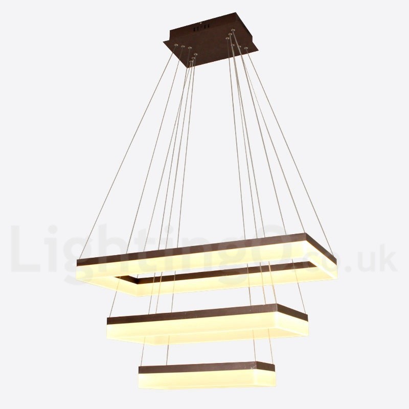 Wi-Fi Smart Dimmable 3 Tiers Moderne zeitgenössische Stil Home Pendelleuchte
