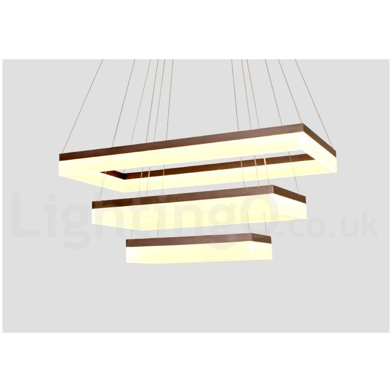 Wi-Fi Smart Dimmable 3 Tiers Moderne zeitgenössische Stil Home Pendelleuchte