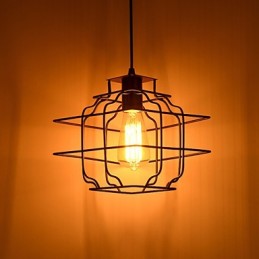 Retro Designer Metall Pendelleuchte