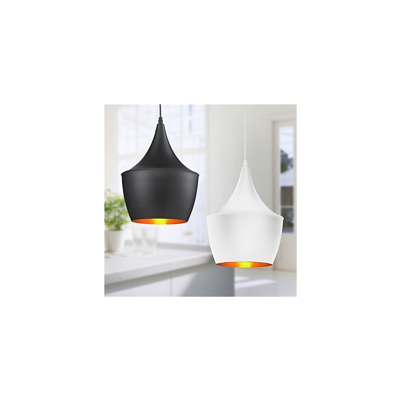 Pendelleuchte Retro Vintage Tom Dixon Design Schwarz Weiß Typ Cafe Pendelleuchten