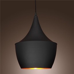 Pendelleuchte Retro Vintage Tom Dixon Design Schwarz Weiß Typ Cafe Pendelleuchten