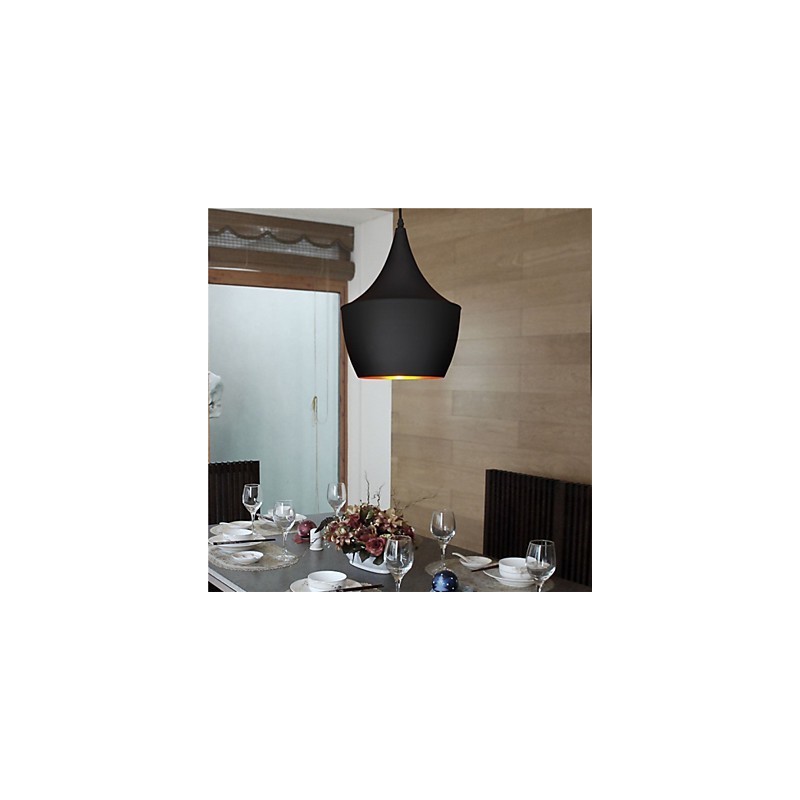 Pendelleuchte Retro Vintage Tom Dixon Design Schwarz Weiß Typ Cafe Pendelleuchten