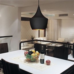 Pendelleuchte Retro Vintage Tom Dixon Design Schwarz Weiß Typ Cafe Pendelleuchten