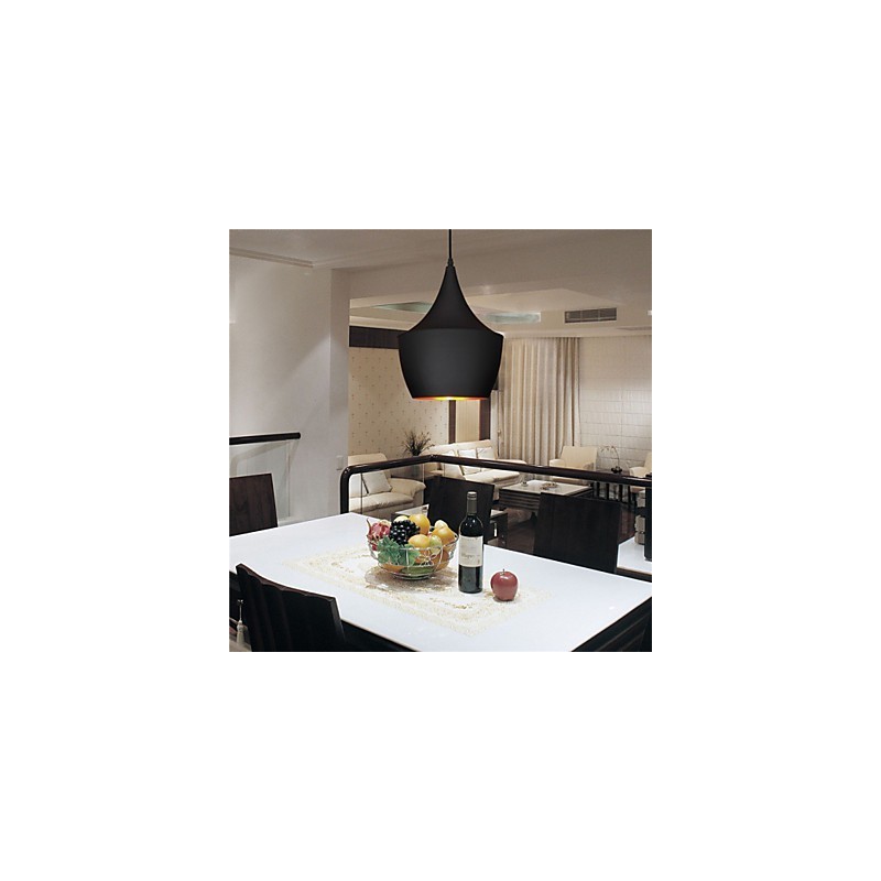 Pendelleuchte Retro Vintage Tom Dixon Design Schwarz Weiß Typ Cafe Pendelleuchten