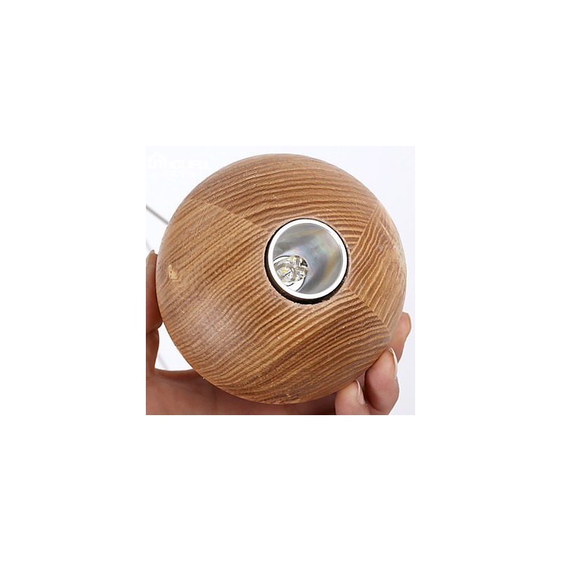 Pendelleuchten Mini-Stil Laterne Holz Bambus