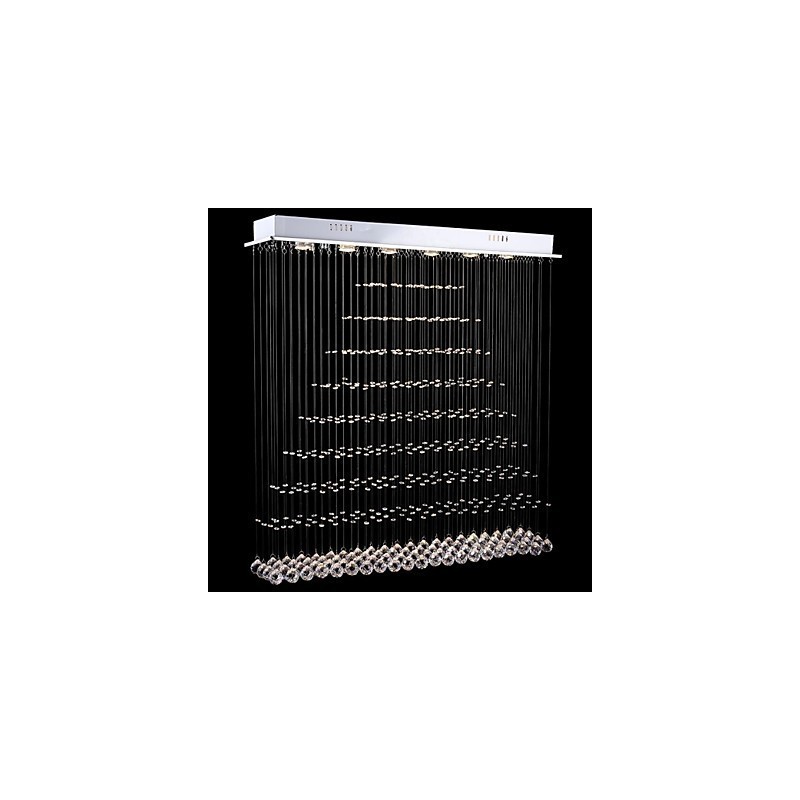 Moderne zeitgenössische traditionelle klassische rustikale Lodge Vintage Country Island Kristall galvanisierte Metall Pendelleuchte