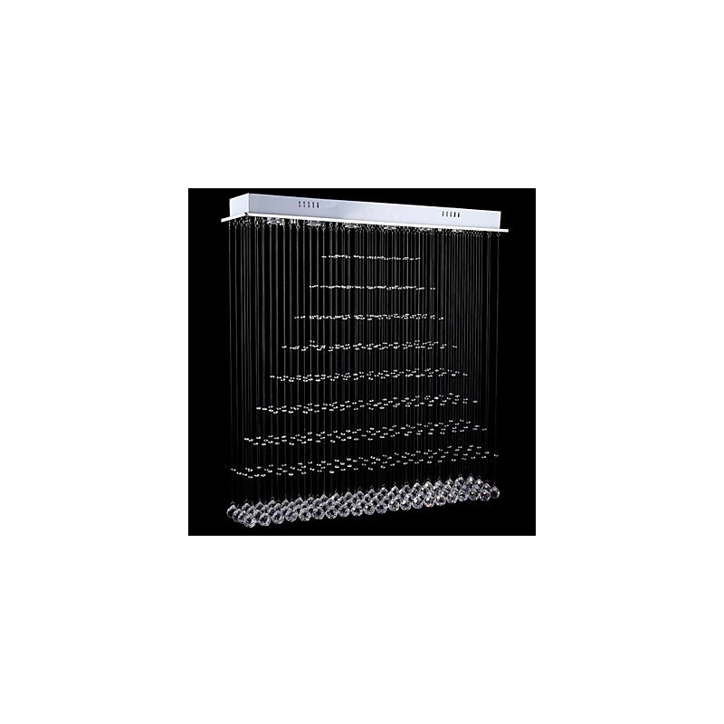 Moderne zeitgenössische traditionelle klassische rustikale Lodge Vintage Country Island Kristall galvanisierte Metall Pendelleuchte