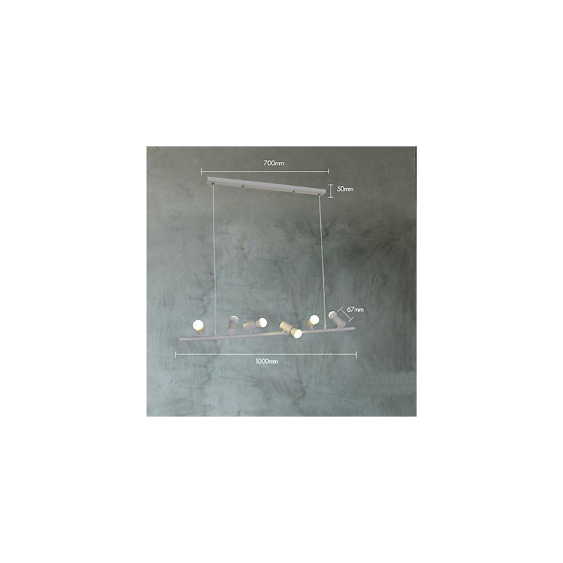 Vintage Retro Mini Stil Malerei Metall Pendelleuchte