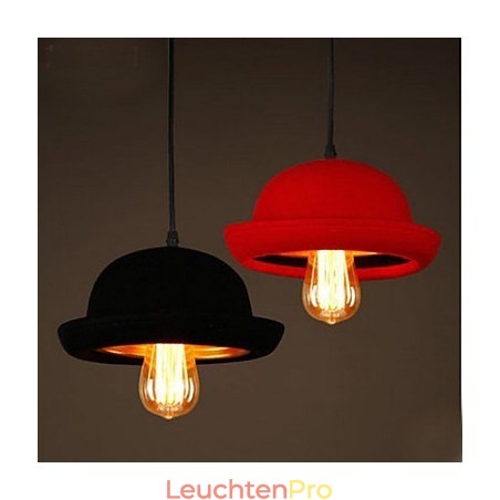 Hat Pendant Cafe Design Schwarzer Kronleuchter Hat Pendant Cafe Design Schwarzer Kronleuchter