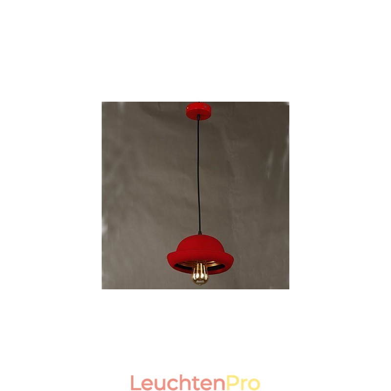 Hat Pendant Cafe Design Schwarzer Kronleuchter