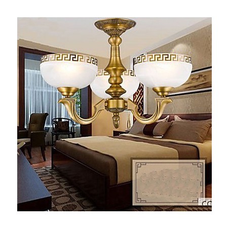 Vollkupferlampe Marmor Esszimmer Original Moderner Kupfer Kronleuchter Vollkupferlampe Marmor Esszimmer Original Moderner Kupfer Kronleuchter