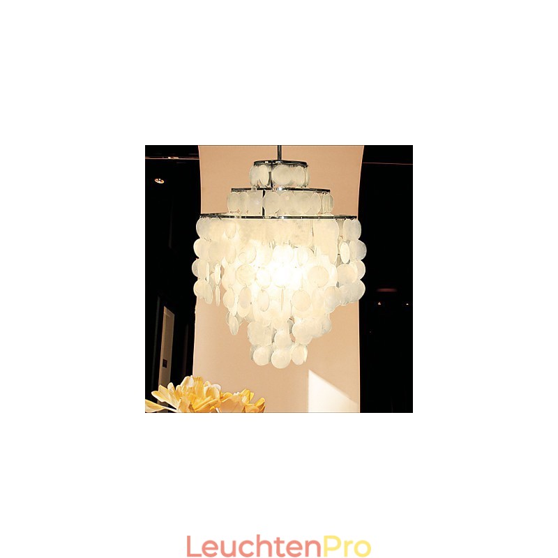LAMP Minimalistischer Muschel-Kronleuchter Den Kronleuchter